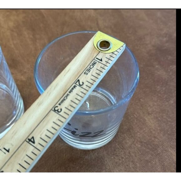 Etched Glass Tumblers Set Of 3 With Cheers Pop Fizz Design - Picture 6 of 6